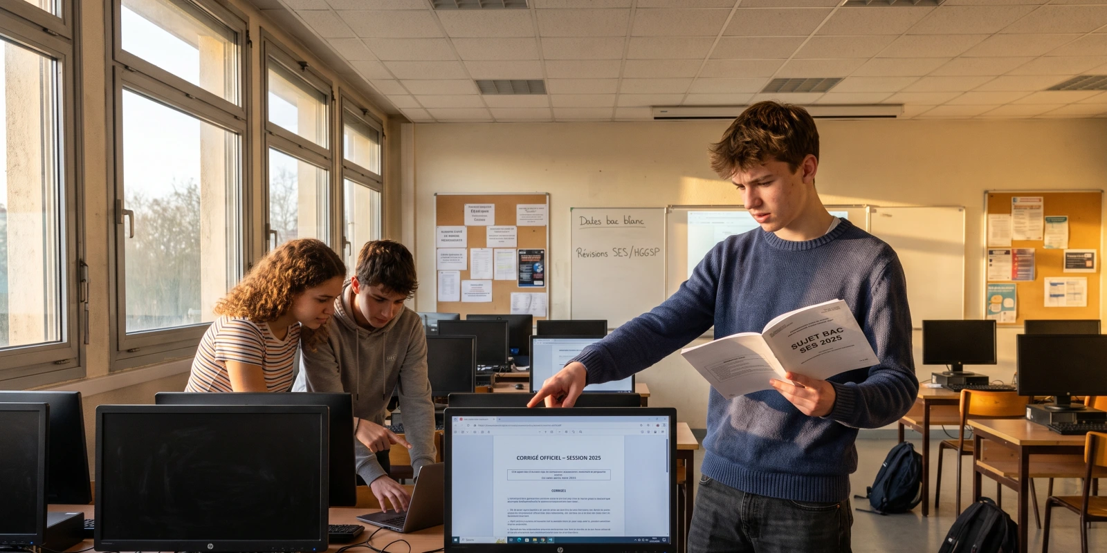 Annales du Bac SES 2025 : sources et entraînement